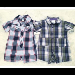 Old navy & Small wonders 0-3 months twin outfits